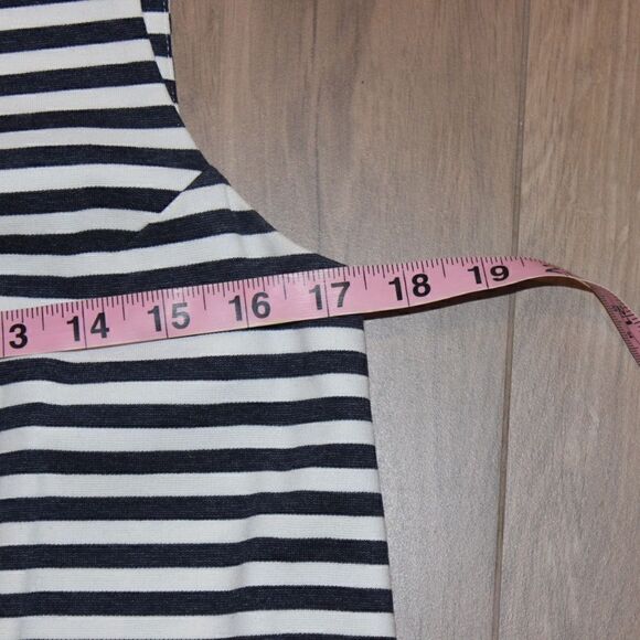 LAFAYETTE 148 Black and White Striped Midi Dress Women Size Small - Picture 12 of 13